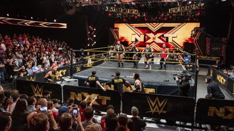 small crowd in nxt